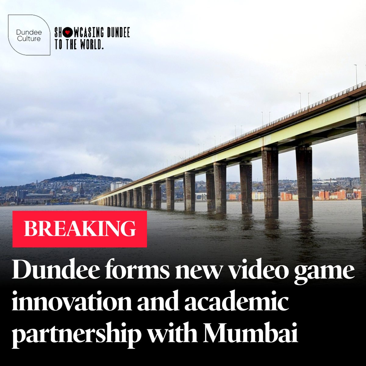 🚨 | 🏴󠁧󠁢󠁳󠁣󠁴󠁿🤝🇮🇳 BREAKING: Dundee is spreading it's wings globally with its video game expertise as the city has formed a new video game innovation and academic partnership with Mumbai, India's largest city. #Dundee