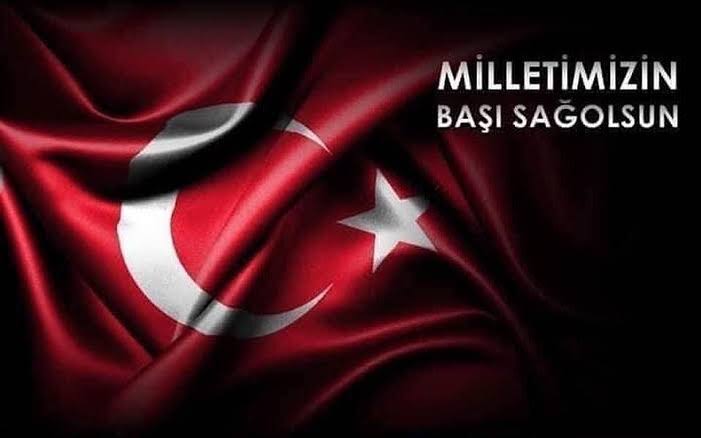 Şehitlerimize Allah'tan rahmet, ulusumuza baş sağlığı diliyoruz.