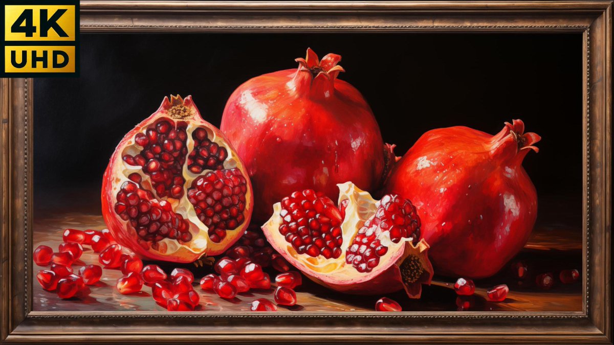 The Art of Pomegranates | 4K | TV Art with Music | Framed Painting | TV Wallpaper
#tvartcafe #frametv #framedart #framed #tvwallpaper #framedwallpaper #painting #wallpaper #art #arttv
youtube.com/watch?v=QYeAYm…