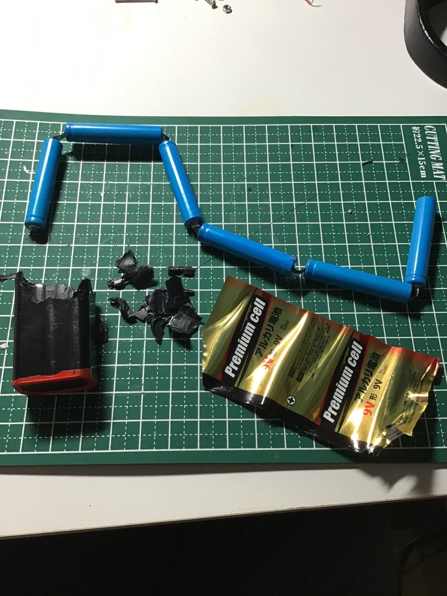 denshiken_toho's tweet image. きれいな北斗七星🌟

#角電池
#9V