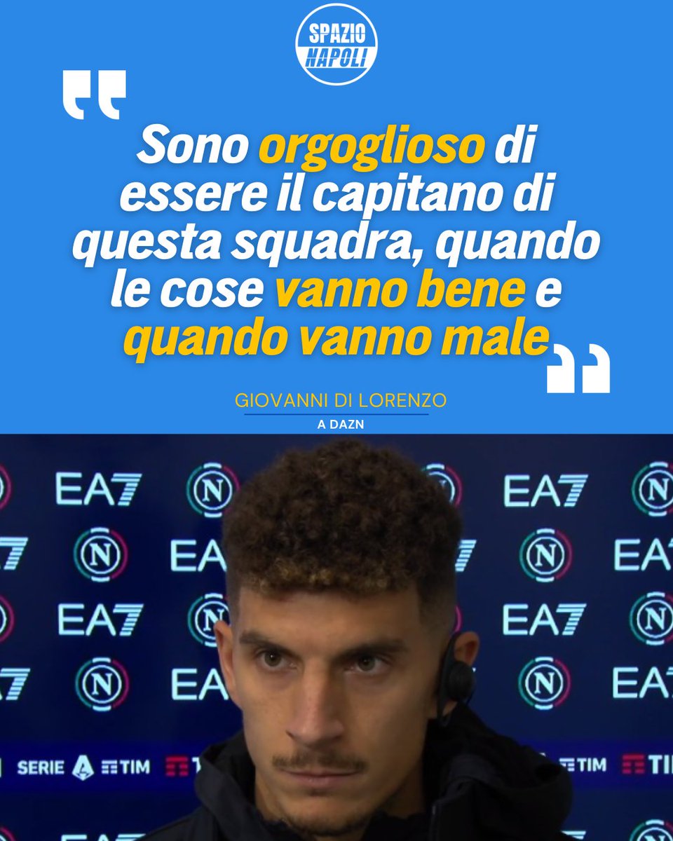 Spazio_Napoli's tweet photo. Giovanni #DiLorenzo: capitano vero! 💙😍 https://t.co/9DUF0m32GL