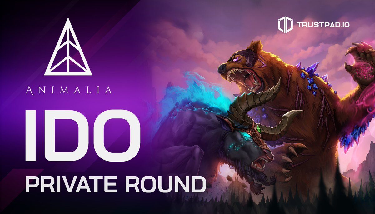 TrustPad's tweet photo. 🔥 Animalia @Animalia_games IDO Private Round

We're entering 2024 in full force 👊 

Sale starts: January 15, 14:00 UTC 

Participate here: https://t.co/Zb7NqDTN1U 

✅ Min. 20K $TPAD staked needed for Guaranteed Allocation. The more you stake, the higher the allocation. https://t.co/557JHtMaQX