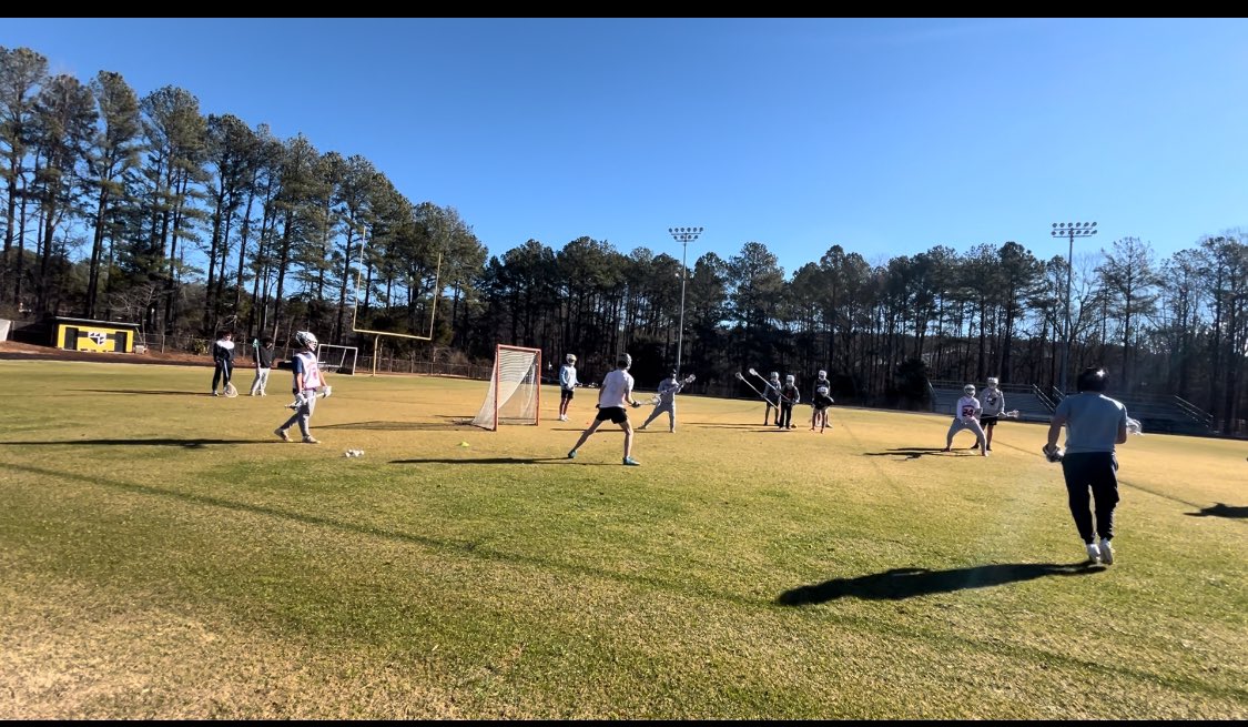 GavynSandlin's tweet photo. Got some reps this morning at the @NCLaxCoaches coaches clinic. Thankful to be able to be a part of growing the game. #growthegame https://t.co/5QaUueP6IM
