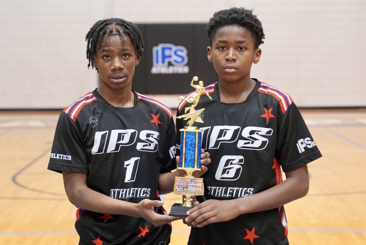 IPSAthletics's tweet photo. @JWRiley43 @IPSSchools @KIPP Congratulations to Markale Hunter &amp; Garrison Brown, 8th grader &amp; 7th grader representing @IPS_NorthwestMS &amp; @IPSMerleSidener, for taking home the Co-MVP award in Game 3! https://t.co/KT7XBeY7fP