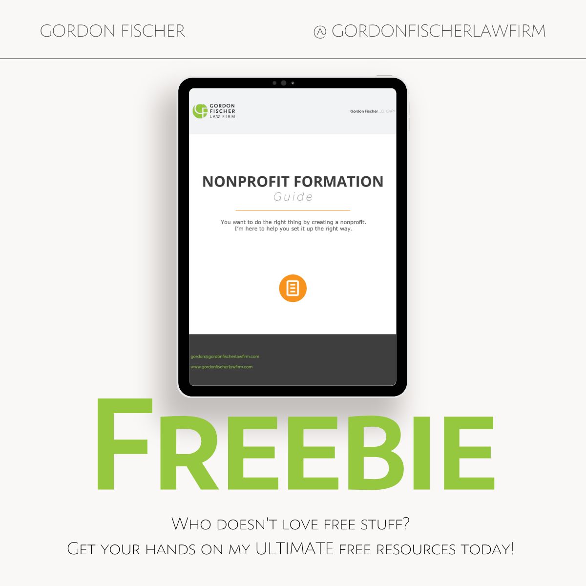 I’ve crafted multiple #free #resources on my website, including a Nonprofit Formation Guide. Visit: buff.ly/3IVGEWJ

#gordonfischerlawfirm #gordonfischerlawyer #gofischlaw #iowalaw #gofischlawiowa #nonprofitformation #iowaattorney #iowalawfirm #iowaestateplanning