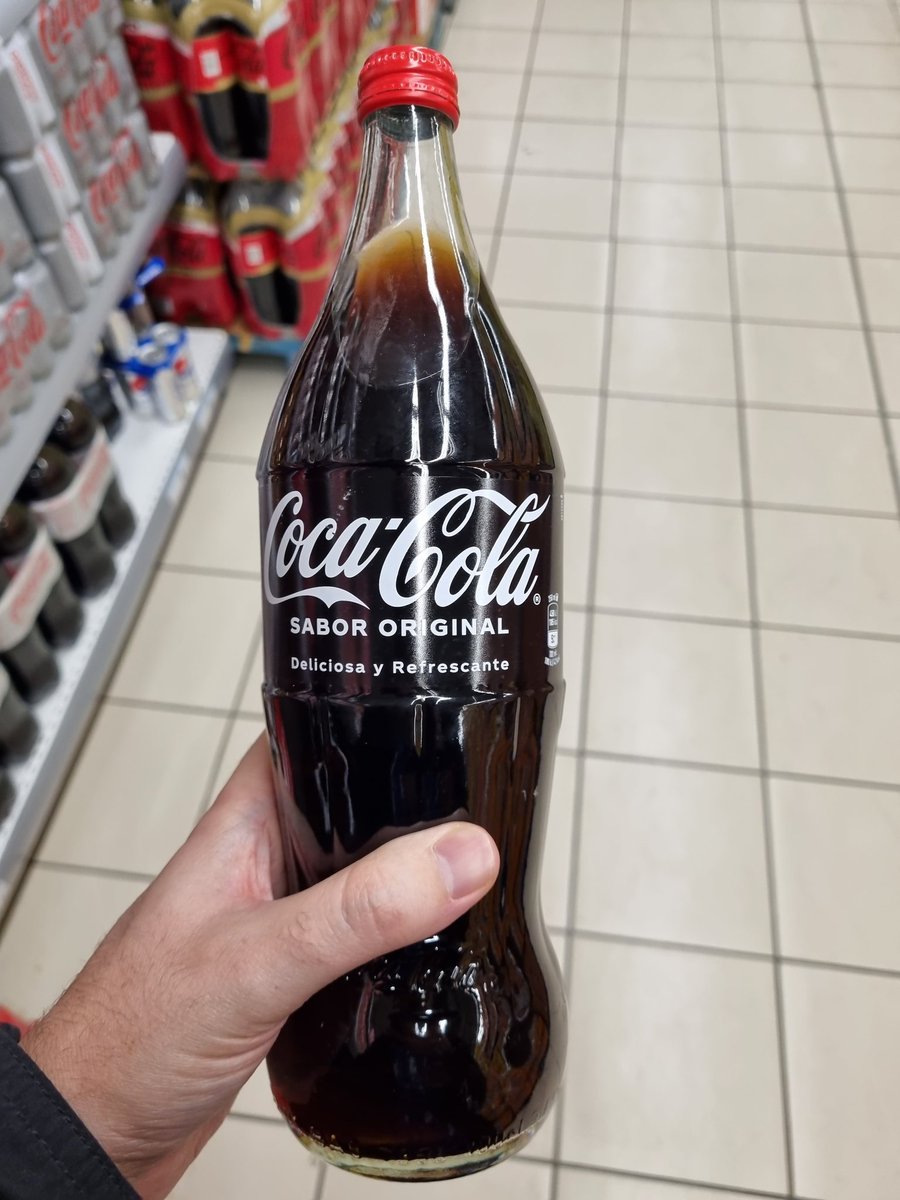 Cocucha de vidrio de 1 litro.