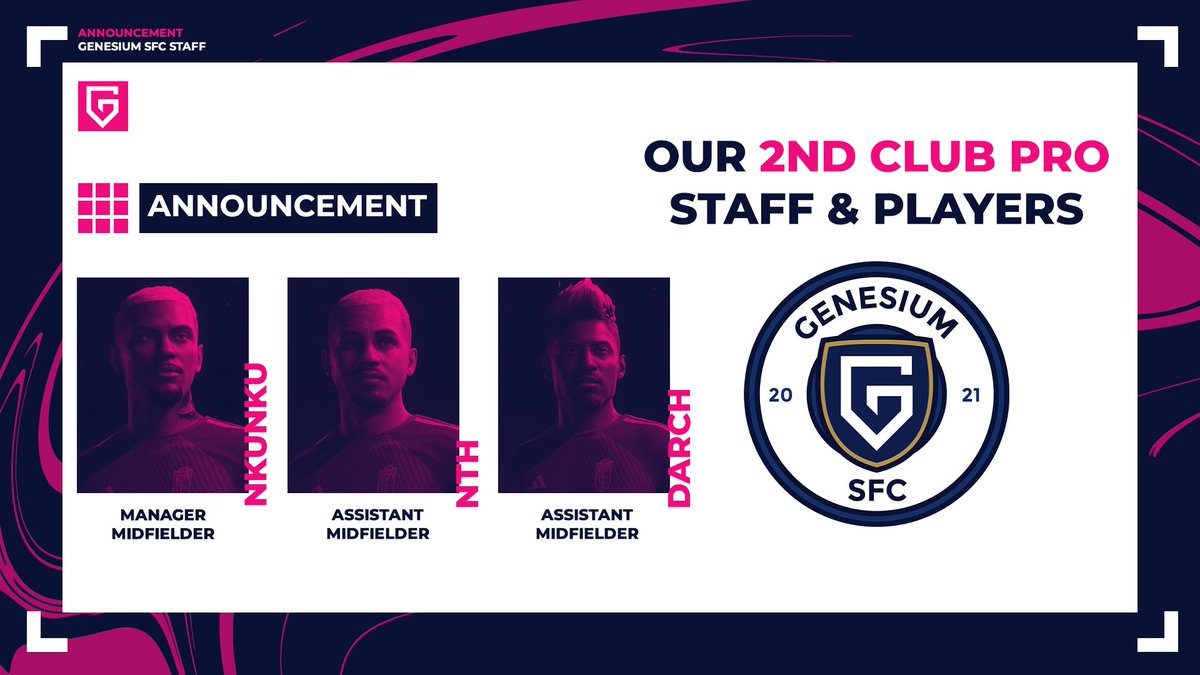 Genesium SFC ⚽ tweet media