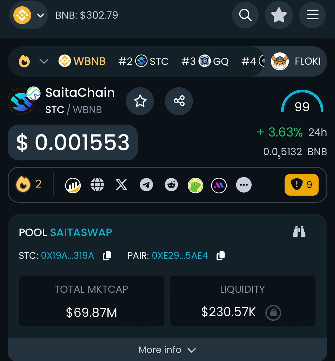 onitenshu's tweet photo. #Stc trending #2 on #Dextools https://t.co/yqyYHu0Hk4