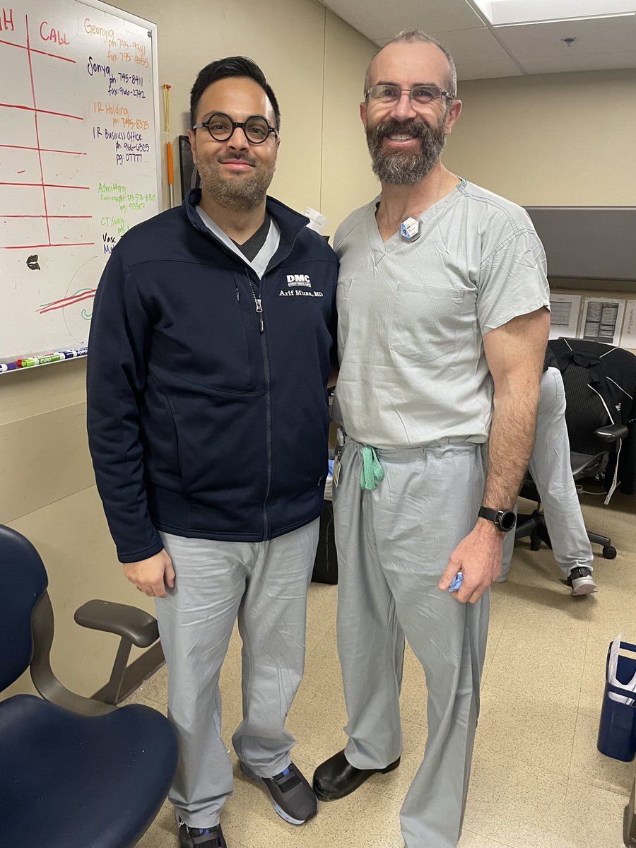 ArifMusaMD's tweet photo. Last day of #iRad rotation with Dr. Ali Harb at @DMC_Radiology @waynemedicine #WarriorStrong #WeOwnDetroit https://t.co/zi1fydNmZT