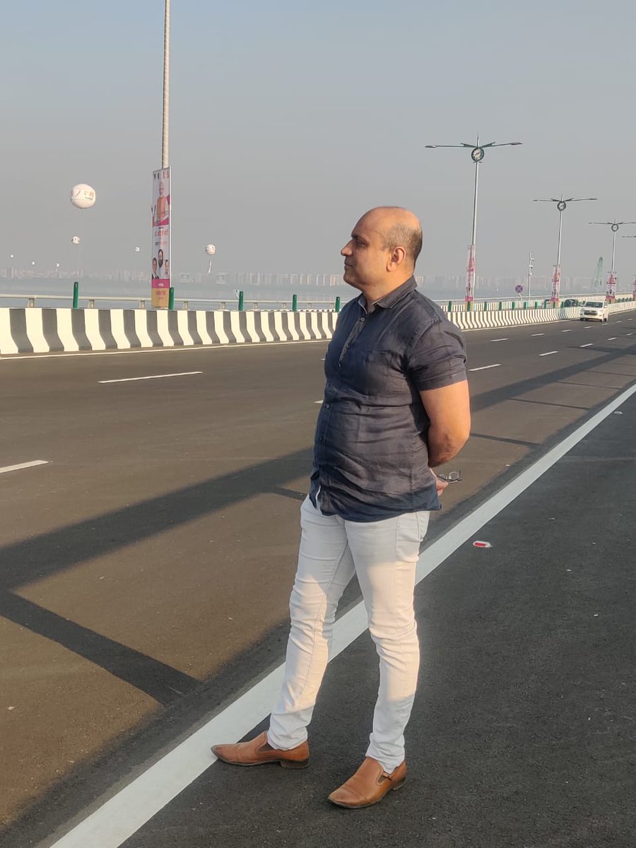 anand_1127's tweet photo. At Atal Setu - the Game Changer for real estate market of Navi Mumbai and Raigad area... https://t.co/6OkIyM3cqV