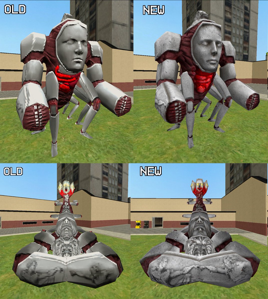 ULTRAKILLGame's tweet photo. We're back from a holiday break and are cooking up a new patch with fixes and tweaks coming your way soon!

Here's one: Hideous Mass is getting a visual upgrade by its original modeller @SamuelJB_23 to bring it closer to the fidelity of other big enemies.

#screenshotsaturday https://t.co/80HW5qRaJJ