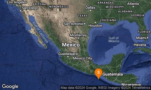 SismologicoMX's tweet photo. SISMO Magnitud 4.0 Loc  198 km al SUROESTE de PIJIJIAPAN, CHIS 13/01/24 11:39:31 Lat 14.37 Lon -94.46 Pf 16 km https://t.co/8rWUGgW7WZ