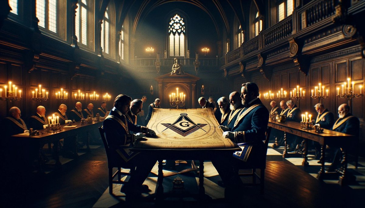 Masoneria357's tweet photo. ✨ Within Freemasonry, the circle with a central point symbolizes the light of wisdom radiating into the darkness of ignorance. A powerful reminder of our constant quest for knowledge and truth. #Freemasonry #MasonicSymbols #KnowledgeIsLight
https://t.co/4Nlr8RxRwA https://t.co/Xwh1M1TODw