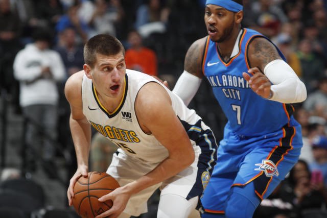 Melo saved pro hoops in Denver. And he shouldn’t have demanded a trade.

But the Nuggets can be petty. And multiple number 15s can hang in the Denver rafters. Happens all the time. 

And all those things can be true at once!! Life isn’t black and white.