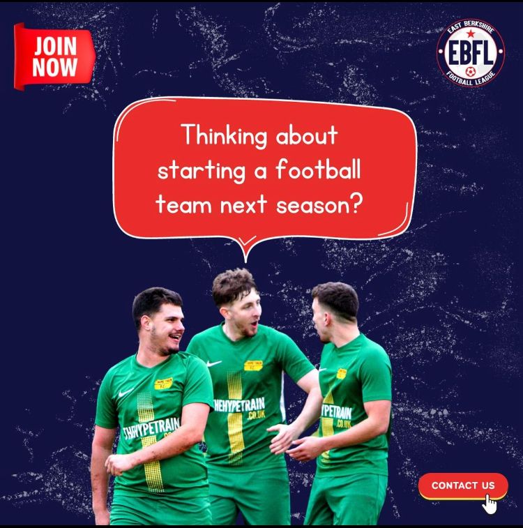East Berkshire Football League (@eastberkshirefl) on Twitter photo There is so many fantastic reasons to join the EBFL for the 2024-25 Season;
⭐️ 3 Match Officials on all Premier Division matches
⭐️ The chance to enter three outside Cup competitions
⭐️ More new and young referees joining the panel every week
Contact us: info@eastberksfl.co.uk There is so many fantastic reasons to join the EBFL for the 2024-25 Season;
⭐️ 3 Match Officials on all Premier Division matches
⭐️ The chance to enter three outside Cup competitions
⭐️ More new and young referees joining the panel every week
Contact us: info@eastberksfl.co.uk