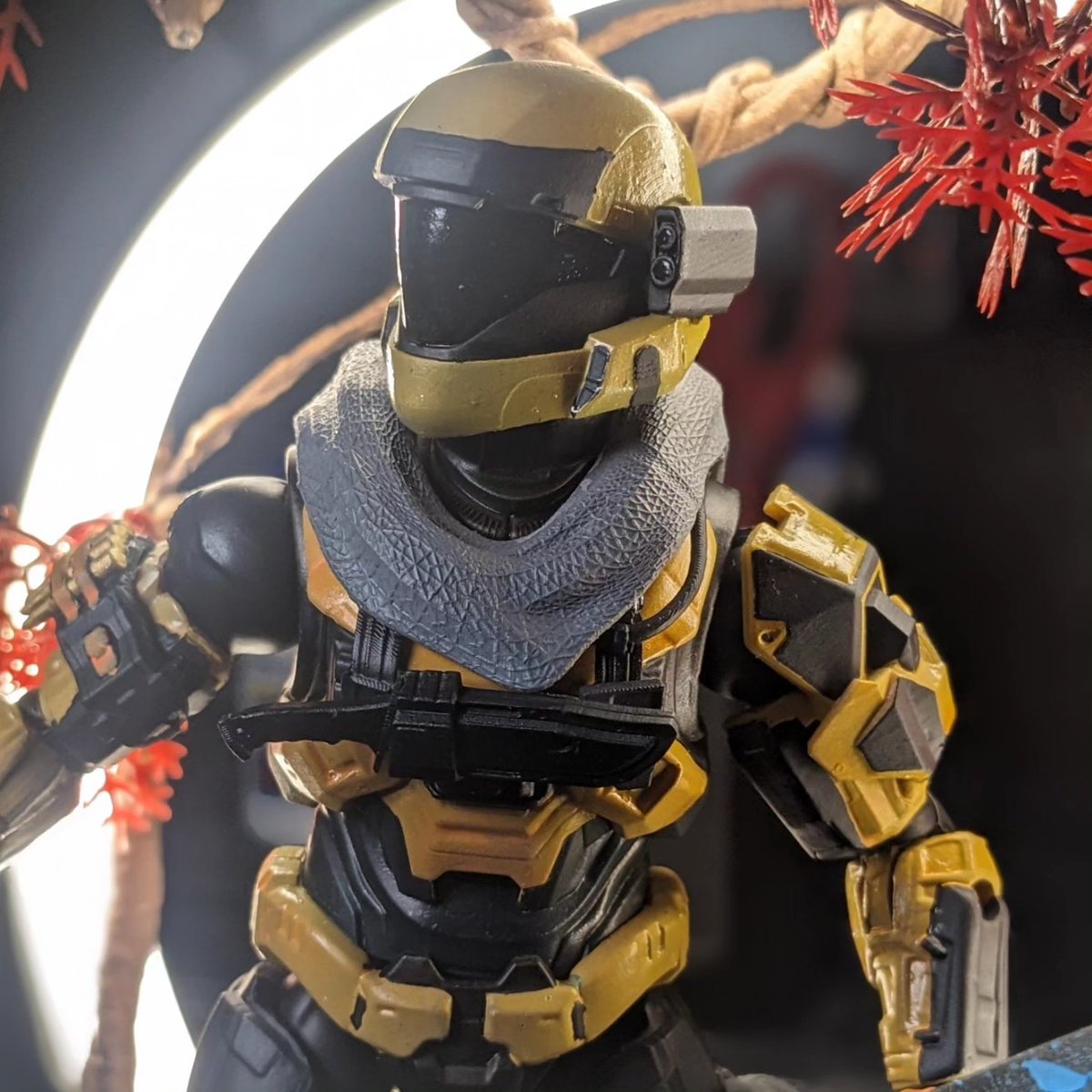 HOIDA247's tweet photo. Finished another MK V [V] order for someone on Etsy. Love the coating and the weapons I love. Silenced ODST SMG and a turret with the splash zone coating. I hope you all enjoy.

#halo #halocustoms #halophotography #halocustom #halocustomfigure #haloodst #haloodstfigures https://t.co/tozgh4X8g5