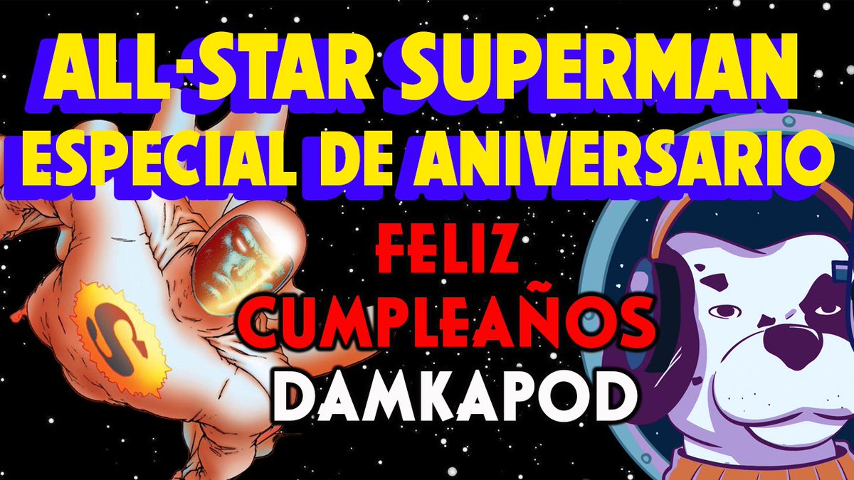 DamkaPod's tweet photo. Para celebrar nuestro aniversario hemos traído de vuelta a nuestro primer invitado. 

Por fin terminamos nuestra discusión de ALL-STAR SUPERMAN. 

Enlaces en los replies. https://t.co/d4n1dbeuqQ