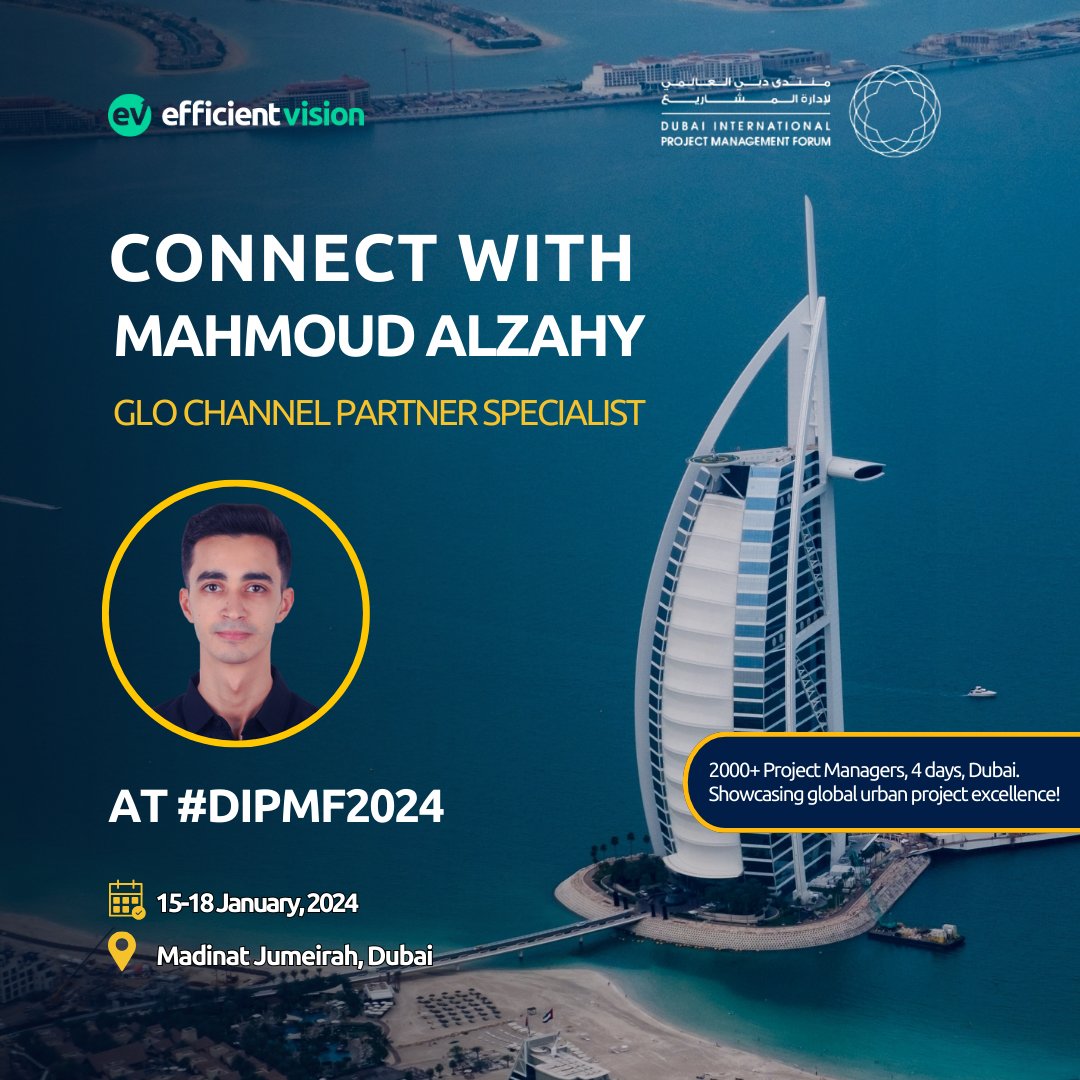 EffvisionTweets's tweet photo. 🌟 Effvision's Journey from Vegas to Dubai 🌟

After an insightful experience at CES 2024 in Vegas, we're excited to continue our journey at the upcoming Project Management Forum in Dubai!

📆 Save the Date: 15-18 January 2024 

📍 Madinat Jumeirah, Dubai 

#PMFD #Dubai #Tech https://t.co/ieucdM0iMZ
