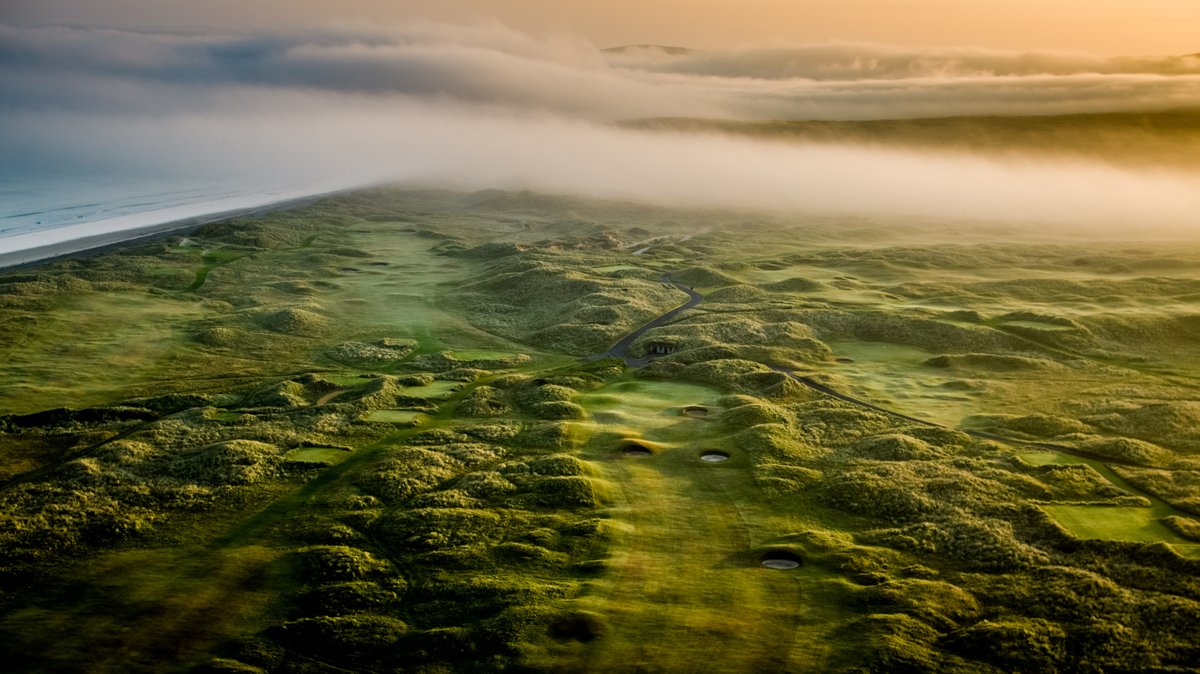 Ballyliffin's tweet photo. Come experience for yourself the unparalleled beauty of Ballyliffin -  Proudly nestled amongst some of the most spectacular dunescape of Ireland’s North Atlantic coast, The Old Links and Glashedy Links and a spectacular 9-hole short course-The Pollan Links. 🌊🌳 https://t.co/UizZoFJKsS