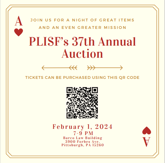 PLISF 37th Annual Auction graphic