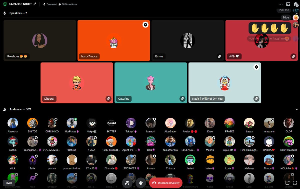 PixieGaga_NFT's tweet image. 500 people in our Karaoke Event hosted by @Nadir_Nfts @horov_7  in @play_ember 🎤

#playember 🔥