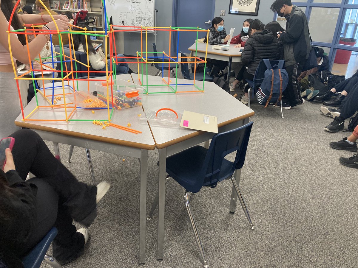 Students enjoying this kit from our District Resource Centre. It’s so great to be able to borrow materials to try out for a short time. Who would have perhaps guessed that we high school people also enjoy building? Play is important to everyone. @burnabyschools #btla #bctla