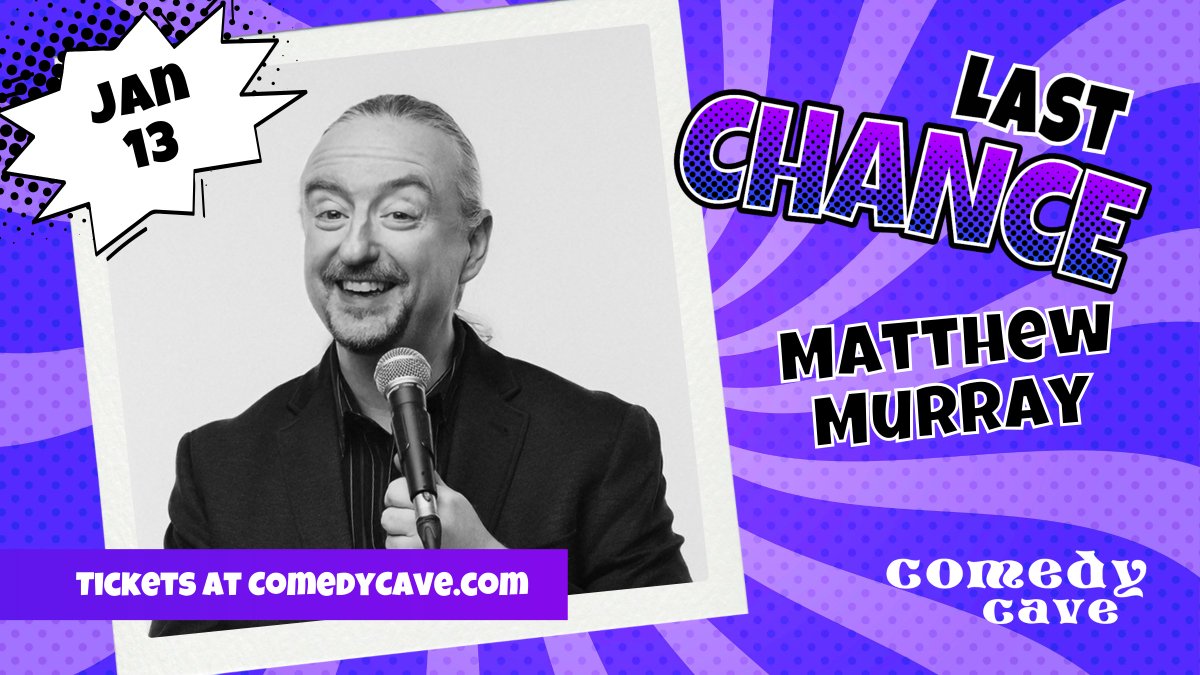 ⏰ Final Call for Saturday Night Chuckles!

Don't miss Matthew Murray's comedy brilliance at the Gotham Comedy Club – your last chance for Saturday night laughter! 🎤🤣eventbrite.com/e/performing-j…

#calgarycomedyshow #yyccomedynight #comedycave
