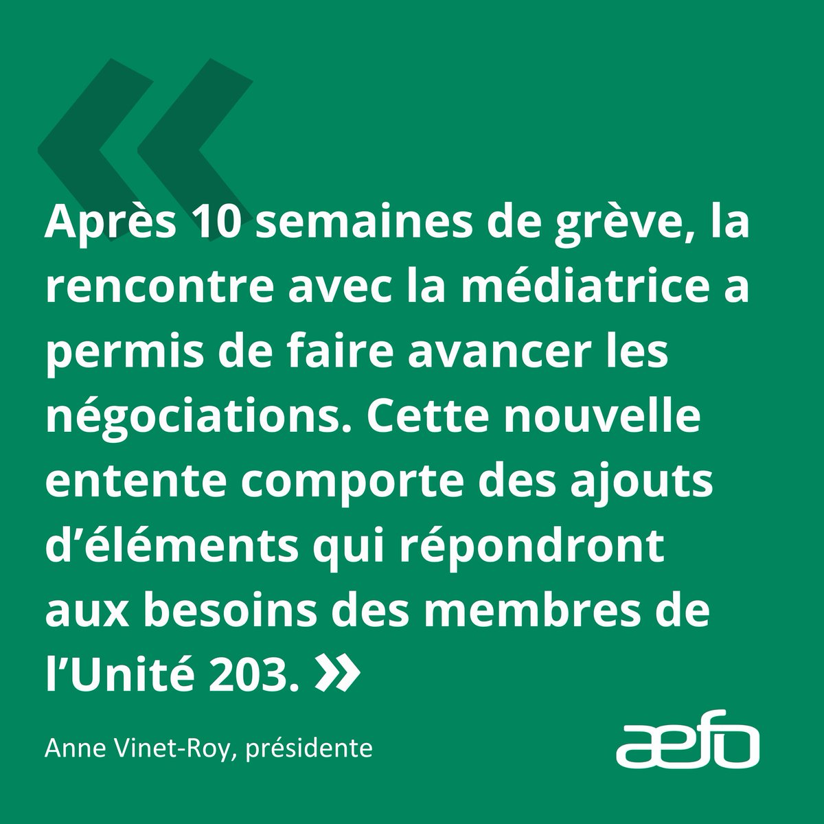 AEFO_ON_CA's tweet photo. COMMUNIQUÉ : L’AEFO conclut une nouvelle entente de principe avec Le CAP!

Communiqué complet : https://t.co/YZQtYdrhKK

#ÉquitéJusticeRespect pour le personnel du CAP! https://t.co/SzJ78JKIkD