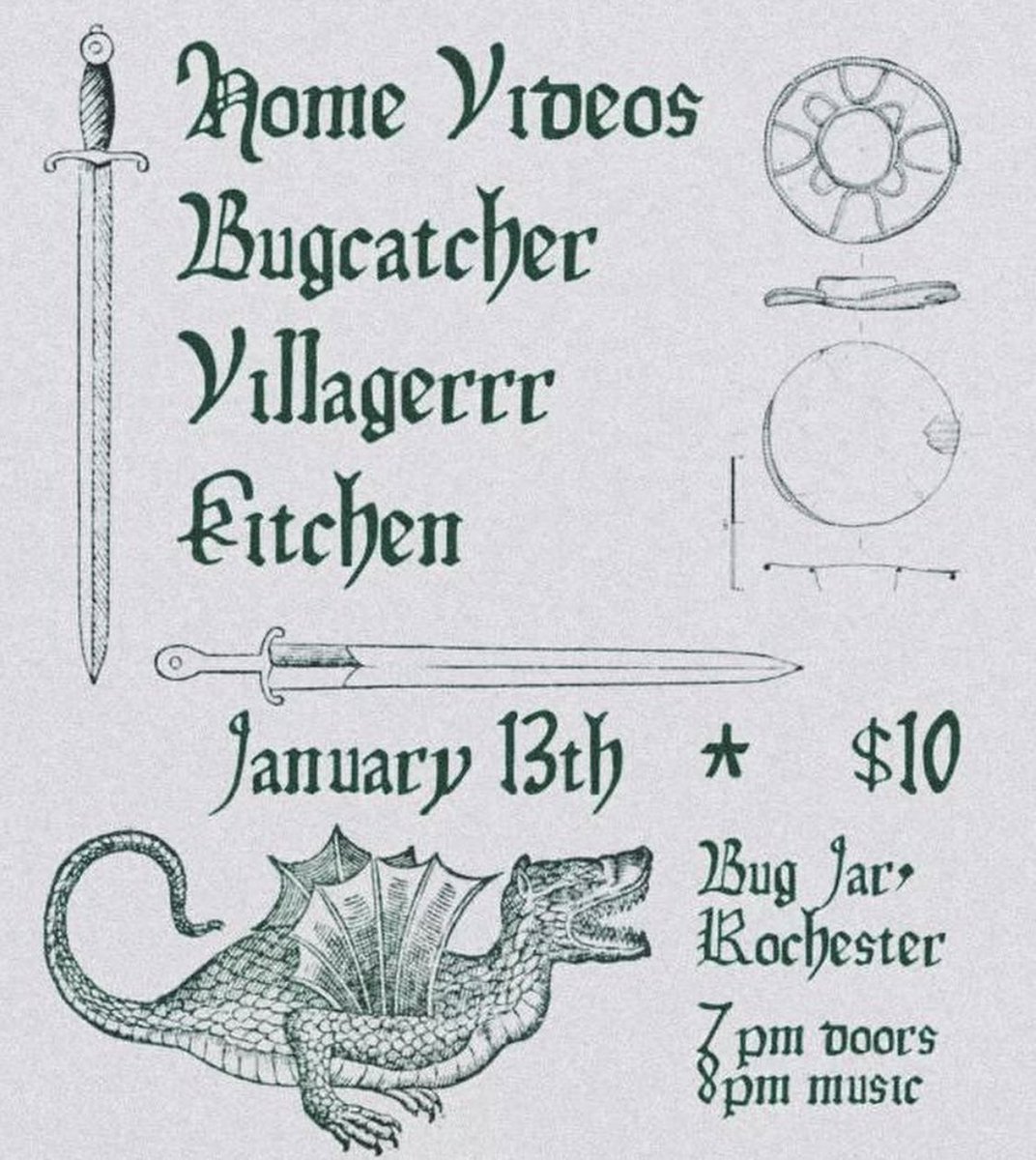 HomeVideosBand's tweet photo. After a few months off we are back at it at 9pm at the Bug Jar. We have 1 (one) new song let’s fucking go. https://t.co/5919Rp55a5