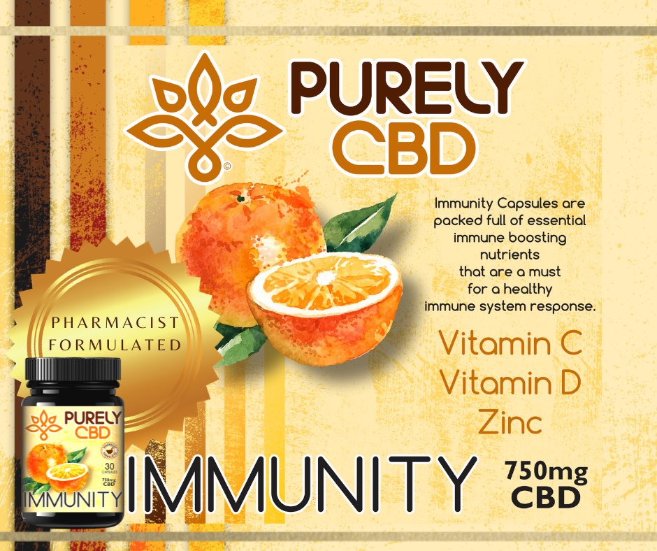 thepurelycbd's tweet photo. 🍊IMMUNITY CAPSULES🍊
https://t.co/4HNbJ7Bbw3

🍊IMMUNITY CAPSULES🍊are packed with essential immune-boosting nutrients necessary for a healthy immune system response.
- Vitamin C
- Vitamin D
- Zinc

https://t.co/4HNbJ7Bbw3
🍊🍊🍊Have a PURELY CBD day!🍊🍊🍊
#purelycbd #cbd https://t.co/eHMajZfaOM