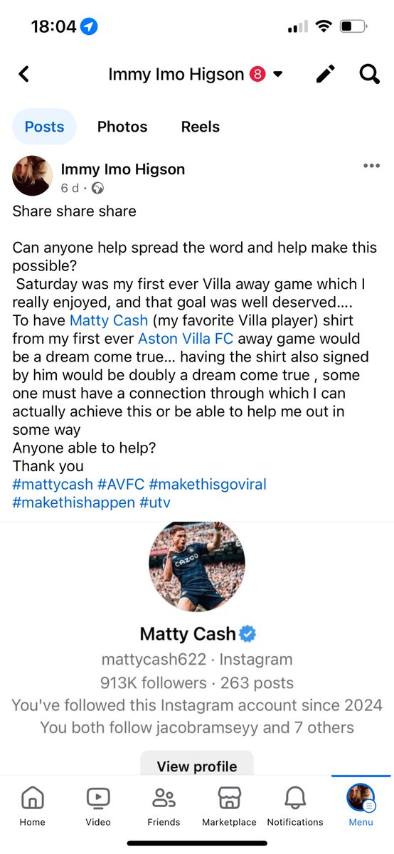 ImoHigson's tweet photo. @mattycash622 @AVFCOfficial  can you help https://t.co/4xe164JSFL