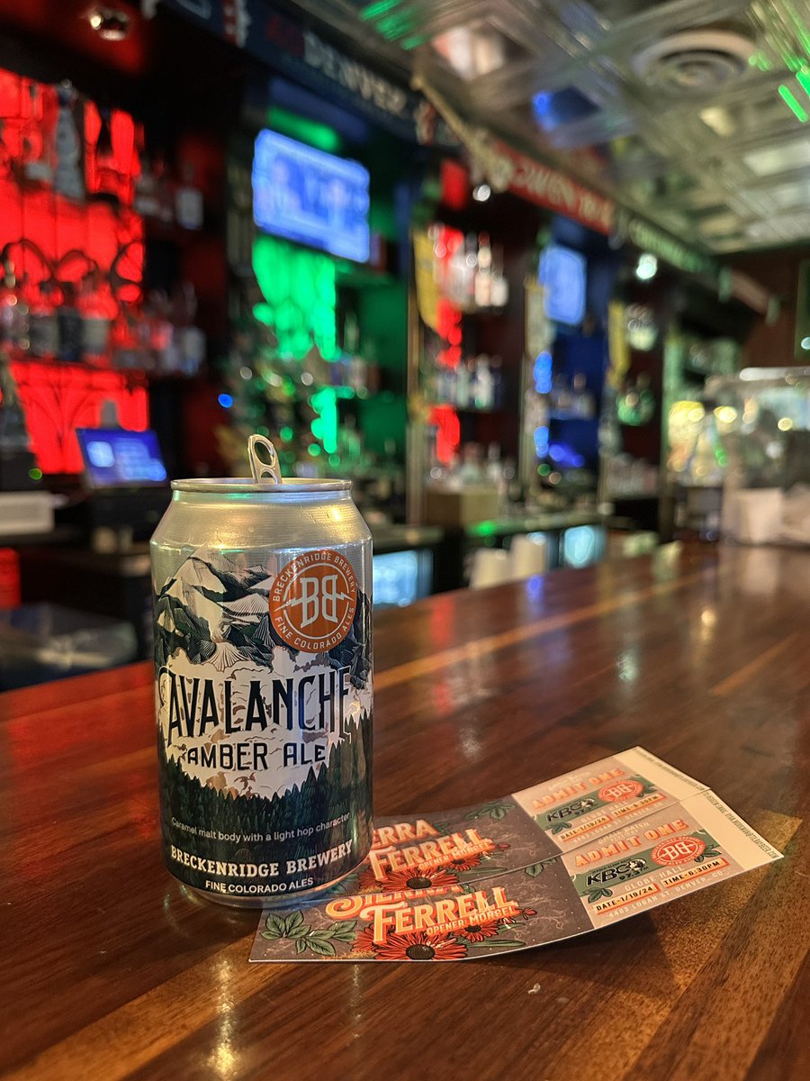 BreckBrew's tweet photo. @SierraFerrell we have placed a pair of highly sought after tickets at some of our favorite bars in the Denver area! There are only ✌️tickets per bar so it is first come first serve! 

Hint #1 ☘️
Hint #2 📿
Hint #3 🍻🏠
Hint #4 🇩🇪
Hint #5 ✈️📔
Hint #6 🥃
Hint #7 🐒 https://t.co/mEKZxc3hyb