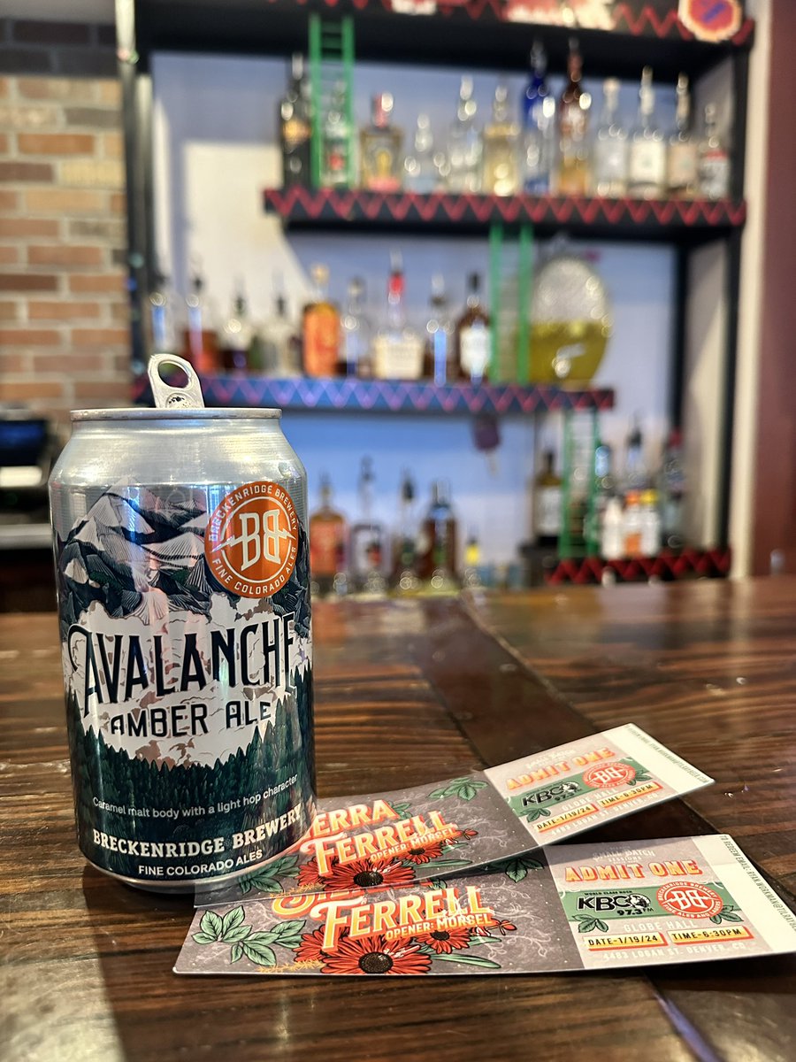 BreckBrew's tweet photo. @SierraFerrell we have placed a pair of highly sought after tickets at some of our favorite bars in the Denver area! There are only ✌️tickets per bar so it is first come first serve! 

Hint #1 ☘️
Hint #2 📿
Hint #3 🍻🏠
Hint #4 🇩🇪
Hint #5 ✈️📔
Hint #6 🥃
Hint #7 🐒 https://t.co/mEKZxc3hyb