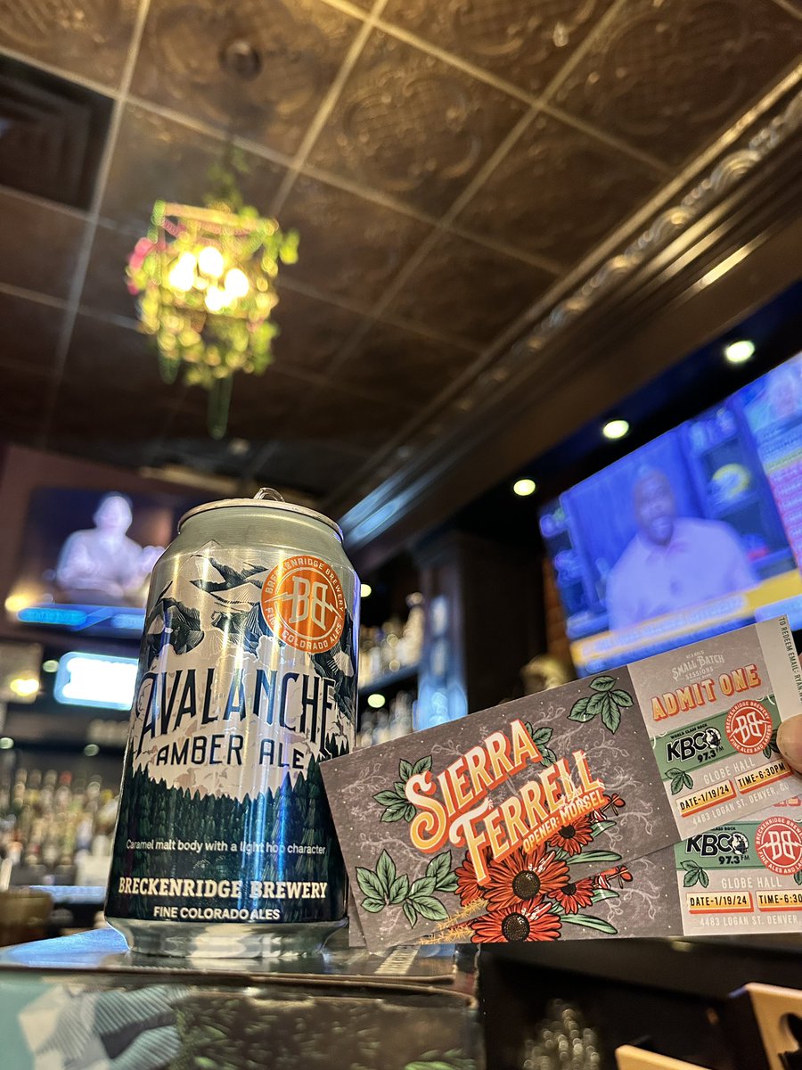BreckBrew's tweet photo. @SierraFerrell we have placed a pair of highly sought after tickets at some of our favorite bars in the Denver area! There are only ✌️tickets per bar so it is first come first serve! 

Hint #1 ☘️
Hint #2 📿
Hint #3 🍻🏠
Hint #4 🇩🇪
Hint #5 ✈️📔
Hint #6 🥃
Hint #7 🐒 https://t.co/mEKZxc3hyb