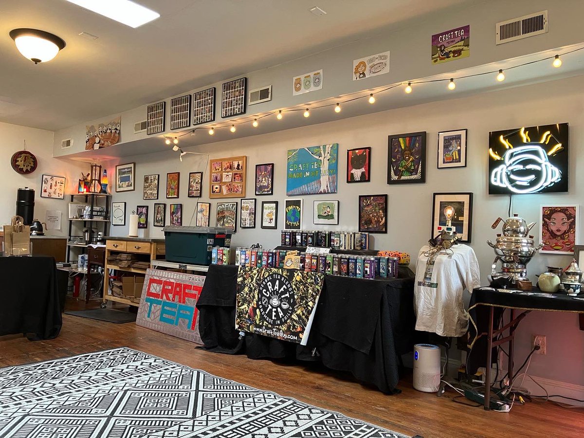 craftteaguy's tweet photo. The Craft Tea shop is back open! Sat + Sun 11-4. 538 Carpenter Lane in the Mt Airy Village of Philadelphia! https://t.co/XILLnxdJQZ