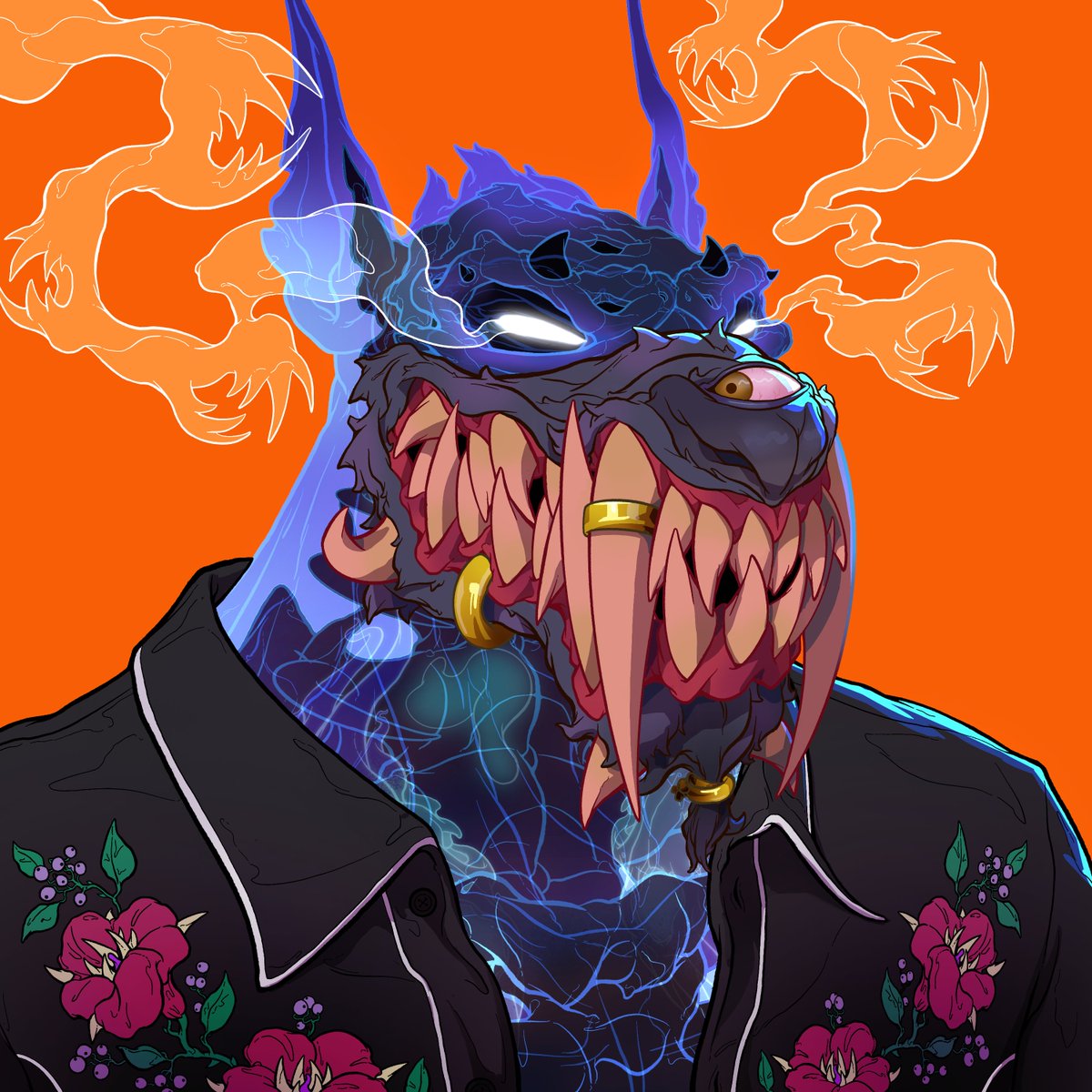 Behind the Scenes Post #1: Creating Traits for <a href="/MutantHounds/">Mutant Hounds</a> pfp. Final lines -> colors -> QA vs all other traits -> magic touches -> final version.

*will continue to post BTS content that <a href="/WeiszDraws/">Mr Weisz</a> and I find interesting from the last 9+ months of creation.