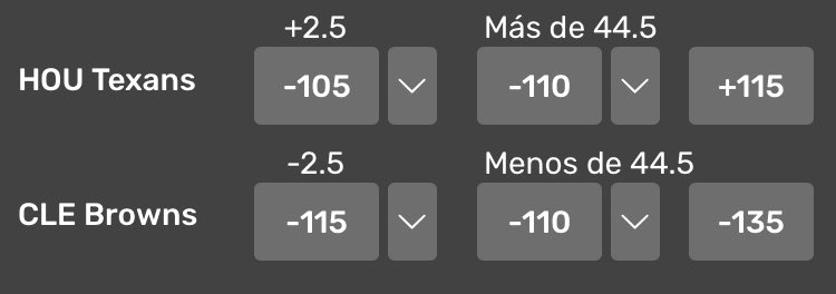 NaniLRE's tweet photo. 🚨|| RETO ESCALERA PLAYOFFS NFL 🏈

Les comente durante la semana que por llegar a 25,000 seguidores haría un reto 🪜‼️

2 vidas el reto 

Con $500, buscaremos generar $5,000

El primer paso lo soltamos para el Browns vs Texans 

Llegando a 700 interacciones se va ❤️🪄 https://t.co/4thNlVXASg