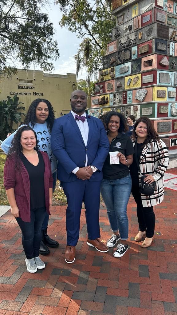 NinthCircuitSAO's tweet image. State Attorney Bain and SAO9 team members joined the #RedSandProject in #Osceola to raise awareness about #HumanTrafficking. Multiple agencies are collaborating to stop this exploitation and bring traffickers to justice. The red sand symbolizes victims who fall through the cracks