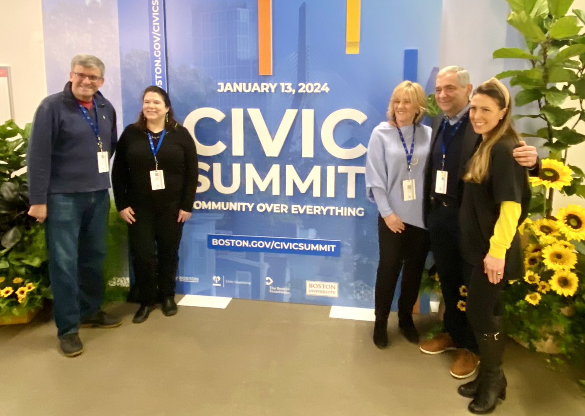 Wonderful seeing these outstanding civic leaders @MayorWu @BostonCivicOrg 2024 Civic Summit. #SouthBoston is so fortunate for your investment in the community 👏 @FPNA_Boston + @SouthBostonWBNA