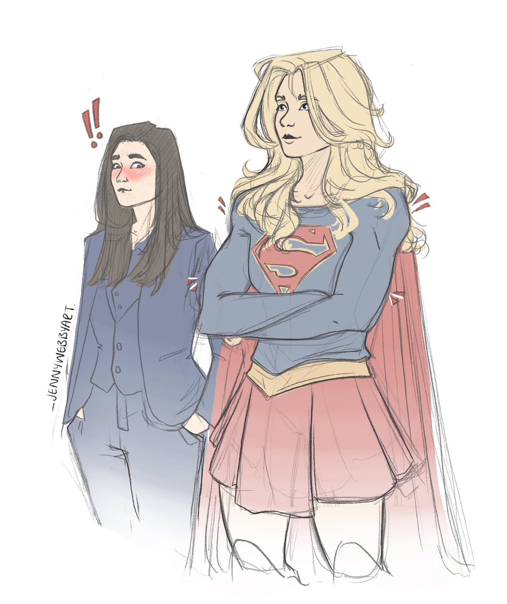 jennywebbyart's tweet photo. Same Lena, same. #Supergirl #Supercorp #cw #dccomics #lenaluthor https://t.co/Ic6cATAN5C