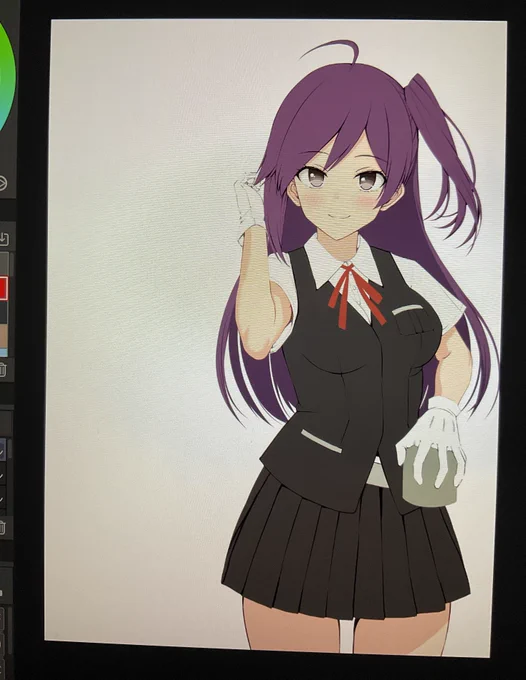 病み上がりでまた絵の雰囲気が変わった気が… とりあえず今日はここまで。