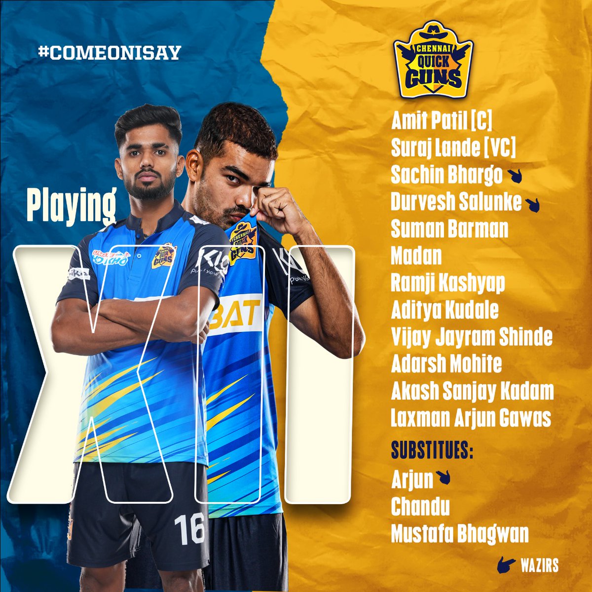 Chennai Quick Guns tweet media