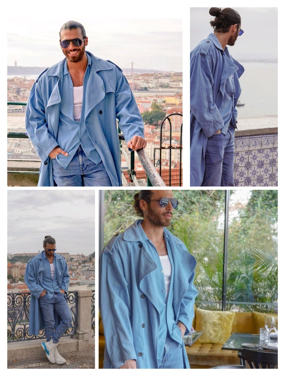 “El azul es el color de la paz. El agua es azul, me gusta el color azul porque me tranquiliza.
Lisboa hoy es azul 💙💙💙💙
#CanYaman
#CanYamanPortugal2024 
#BreakTheWallPortugal2024