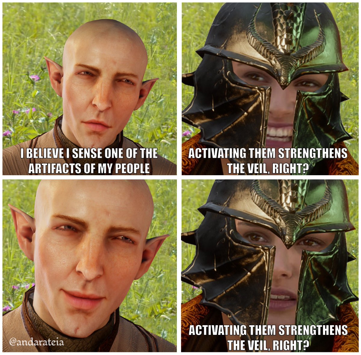 My first ever Dragon Age meme