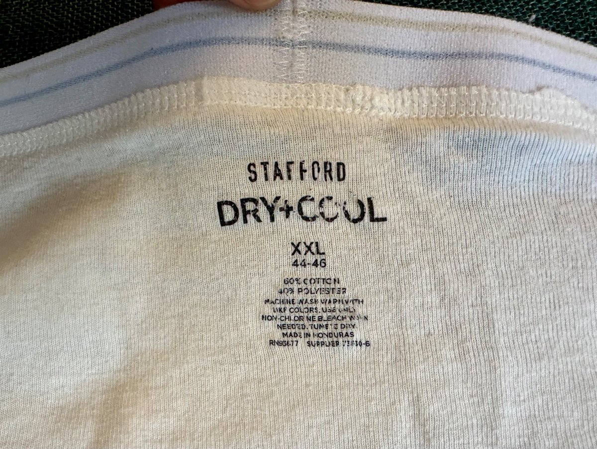 dadstopdrawer's tweet photo. New pair of Stafford briefs looking for a home. Size XXL for the big boys, and boys who like big baggy briefs. #tightywhities https://t.co/moHP3XTVqA
