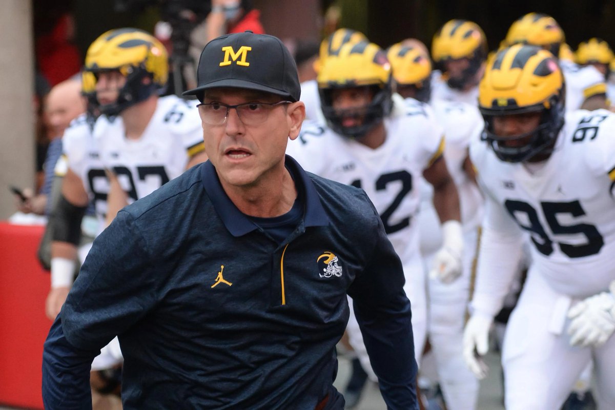 nflrums's tweet photo. 🚨BREAKING 

Michigan HC Jim Harbaugh plans to meet with the Los Angeles Chargers next week for the open Head Coaching Job