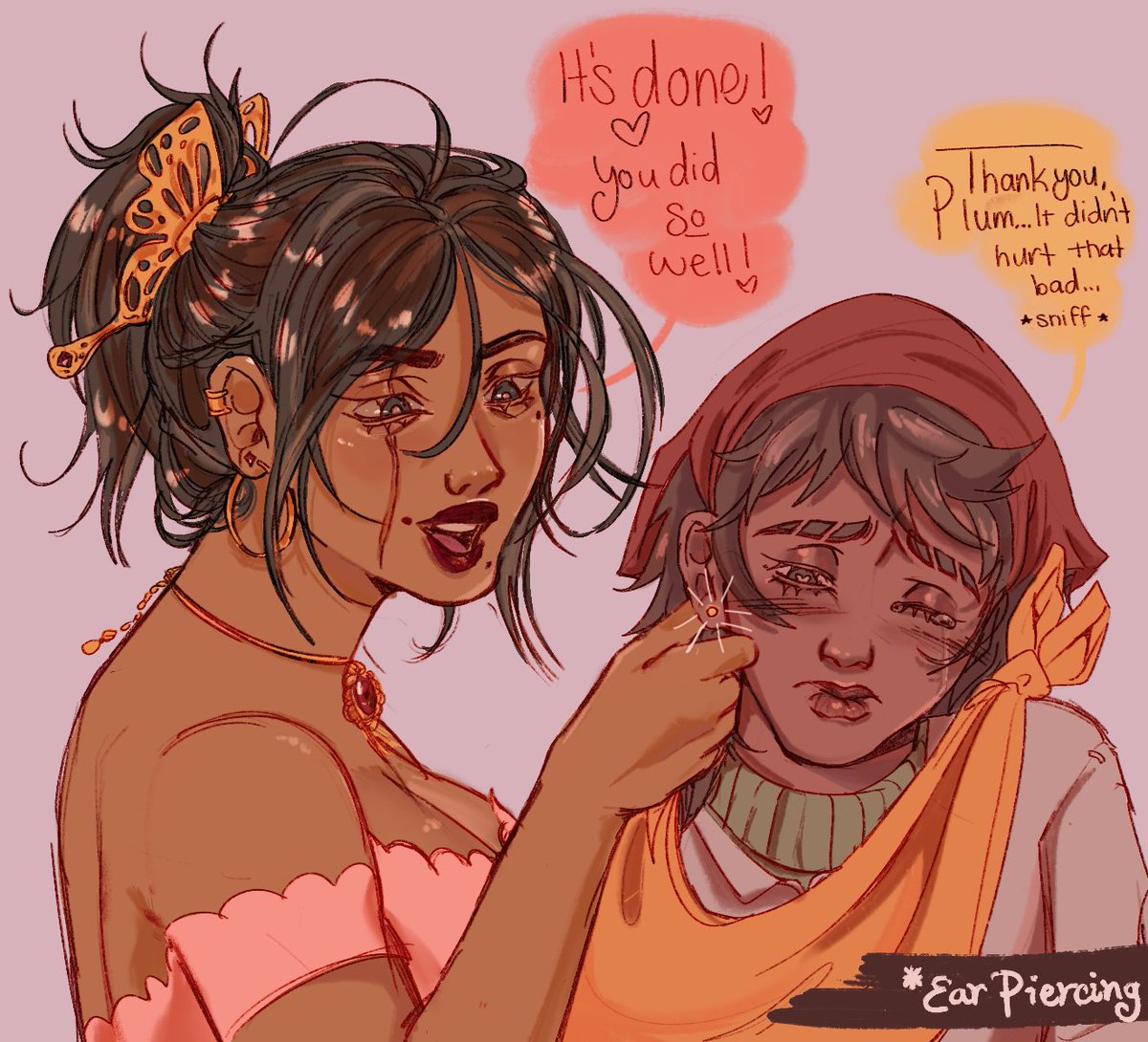 _benmy's tweet image. hehehehhehehehehehehe
#idv #idvoc 
plum belongs to noemiiii&amp;lt;3 @555prissy 😊🤩 plum piercing sicily's ears cause 100% sicily would see their earrings n be in awe liek omg can u do that for me... 🥺