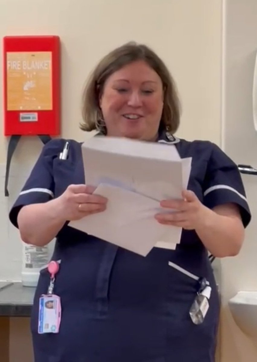 Sister Jo leaves the Belsay Unit/FASS to join the Dementia Specialist Nursing Team.
It's fair to say she liked her present of a stay in Bamburgh!
<a href="/NewcastleHosps/">Newcastle Hospitals</a>