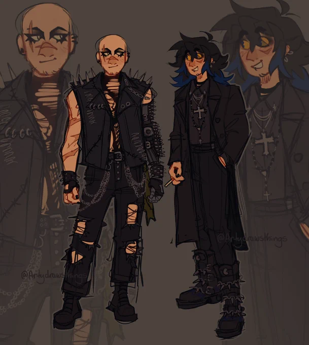 Goth Hideduo #hideduofanart #hideduo #FitMCfanart #pactwfanart 