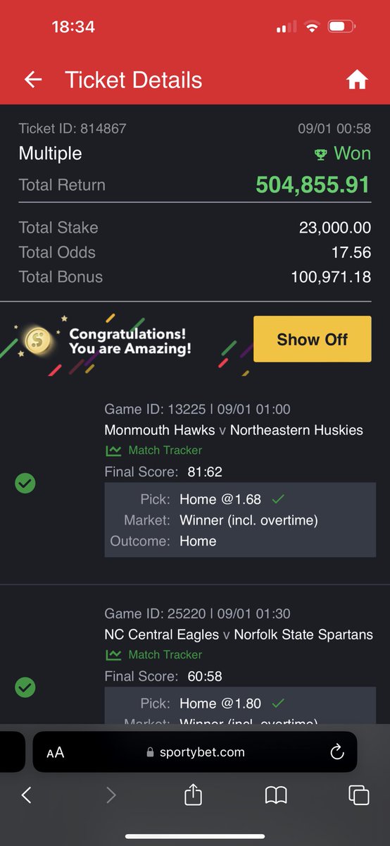 BornSinnerObag's tweet photo. 450 odds Boom 💥 🔥 20m plus  in the bag, one verygoodpunter ✌️ 

Tonto congratulations Nigeria Abuja https://t.co/FL3yaHTOsp